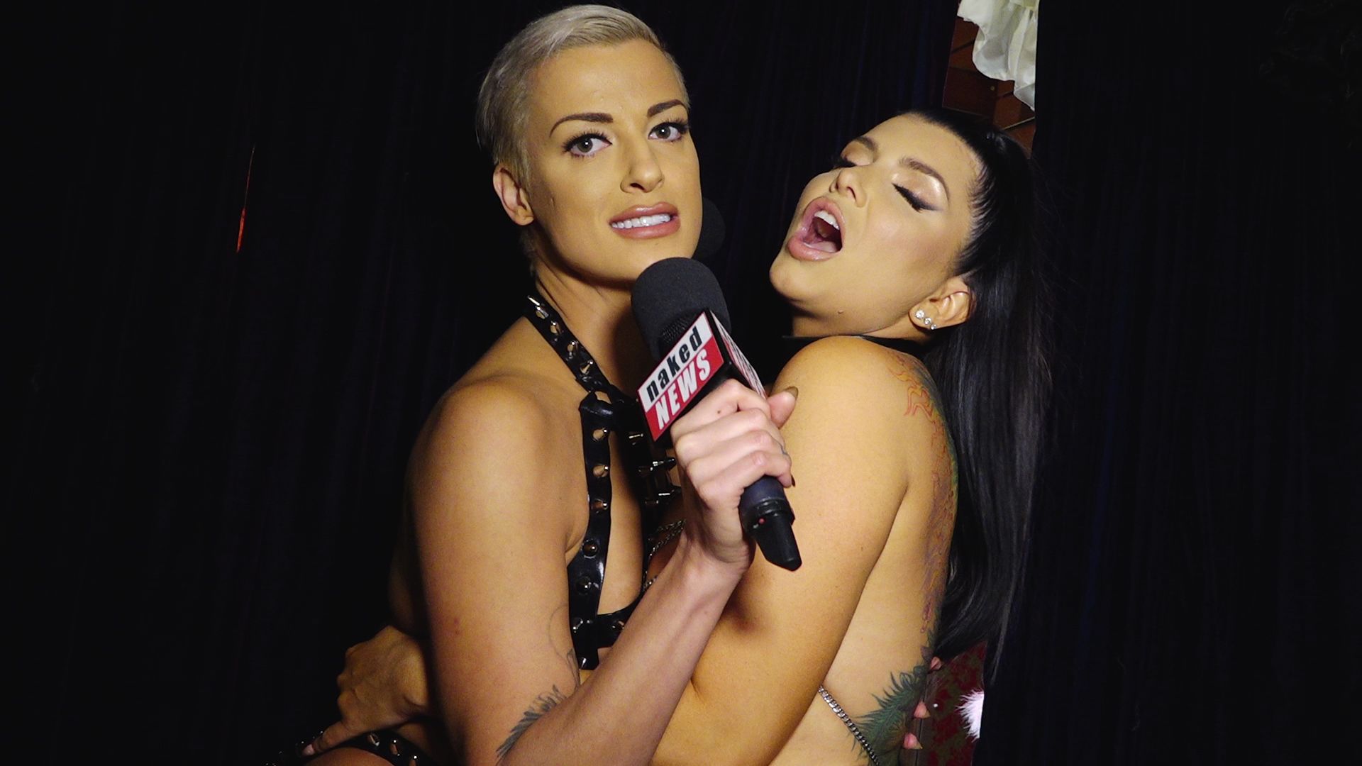 Laura Desiree, Romi Rain In Naked Goes Pop