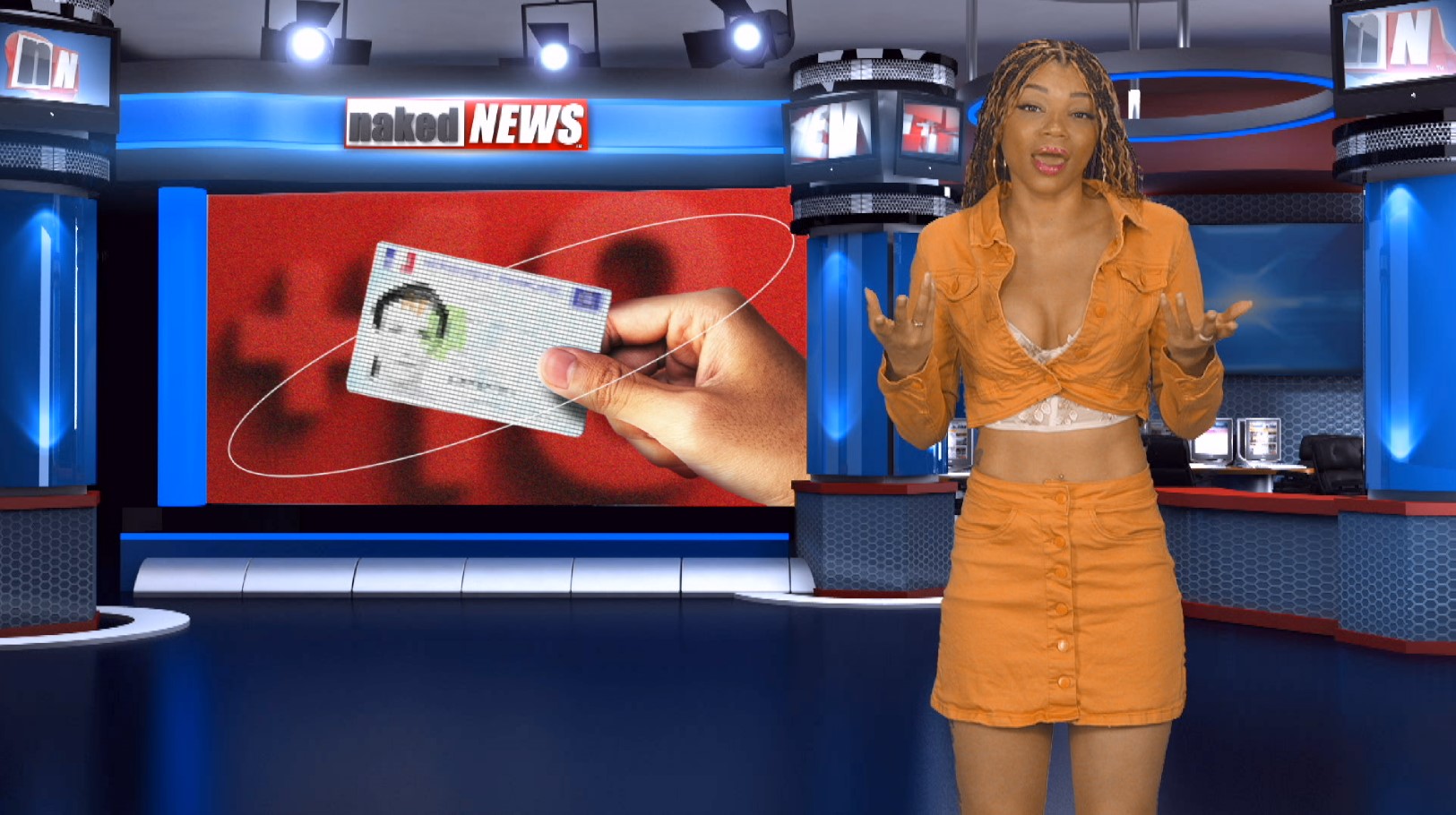 Tia Larose In News Off The Top
